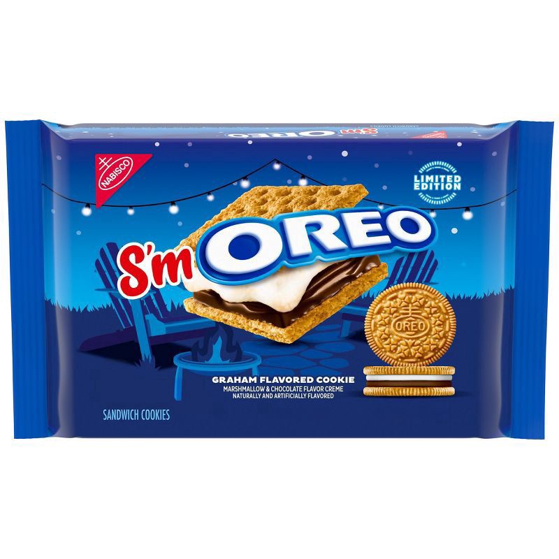 slide 1 of 13, OREO S'mOREO Sandwich Cookies, Limited Edition, 10.68 oz, 10.68 oz