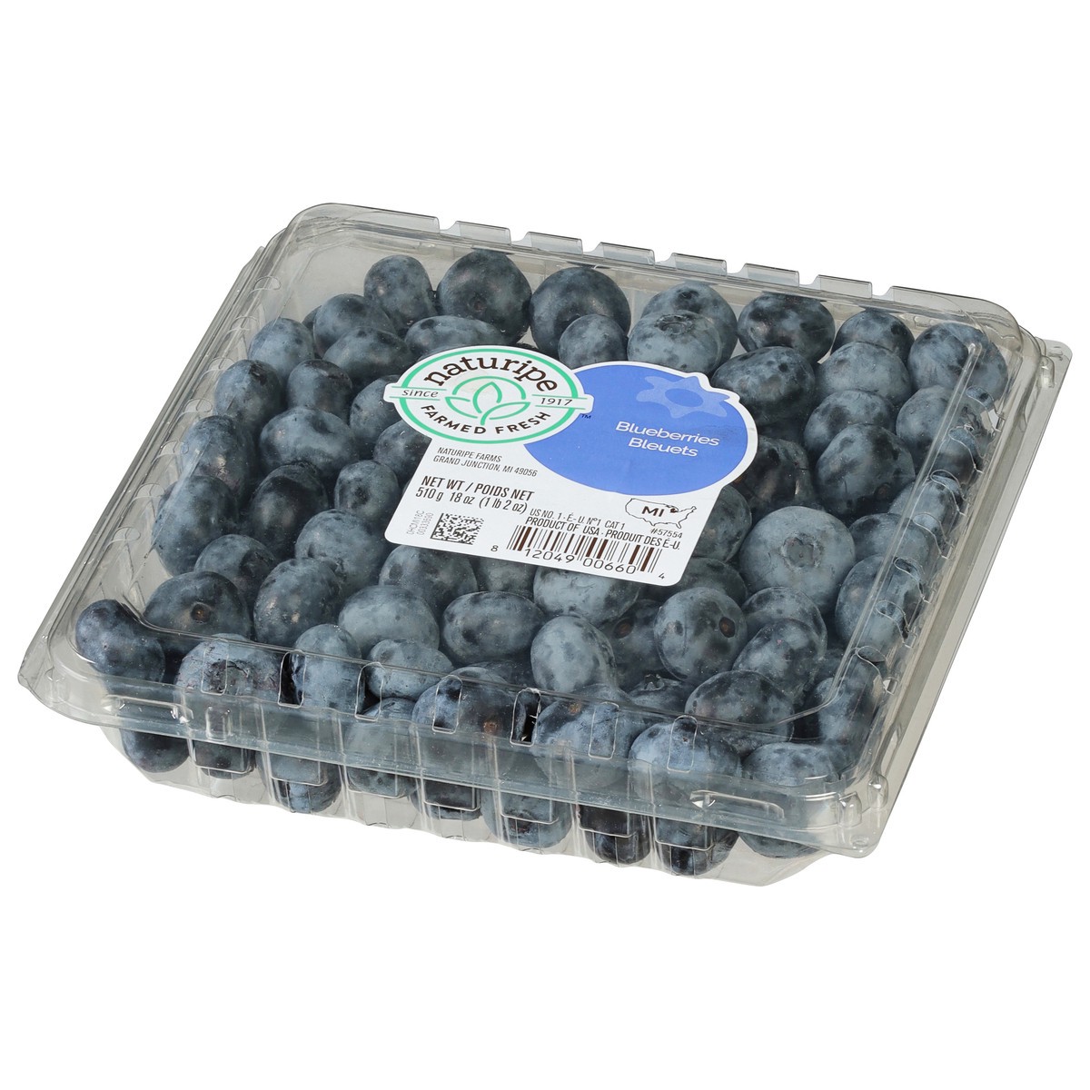 slide 3 of 9, Naturipe Farmed Fresh Blueberries 18 oz, 18 oz