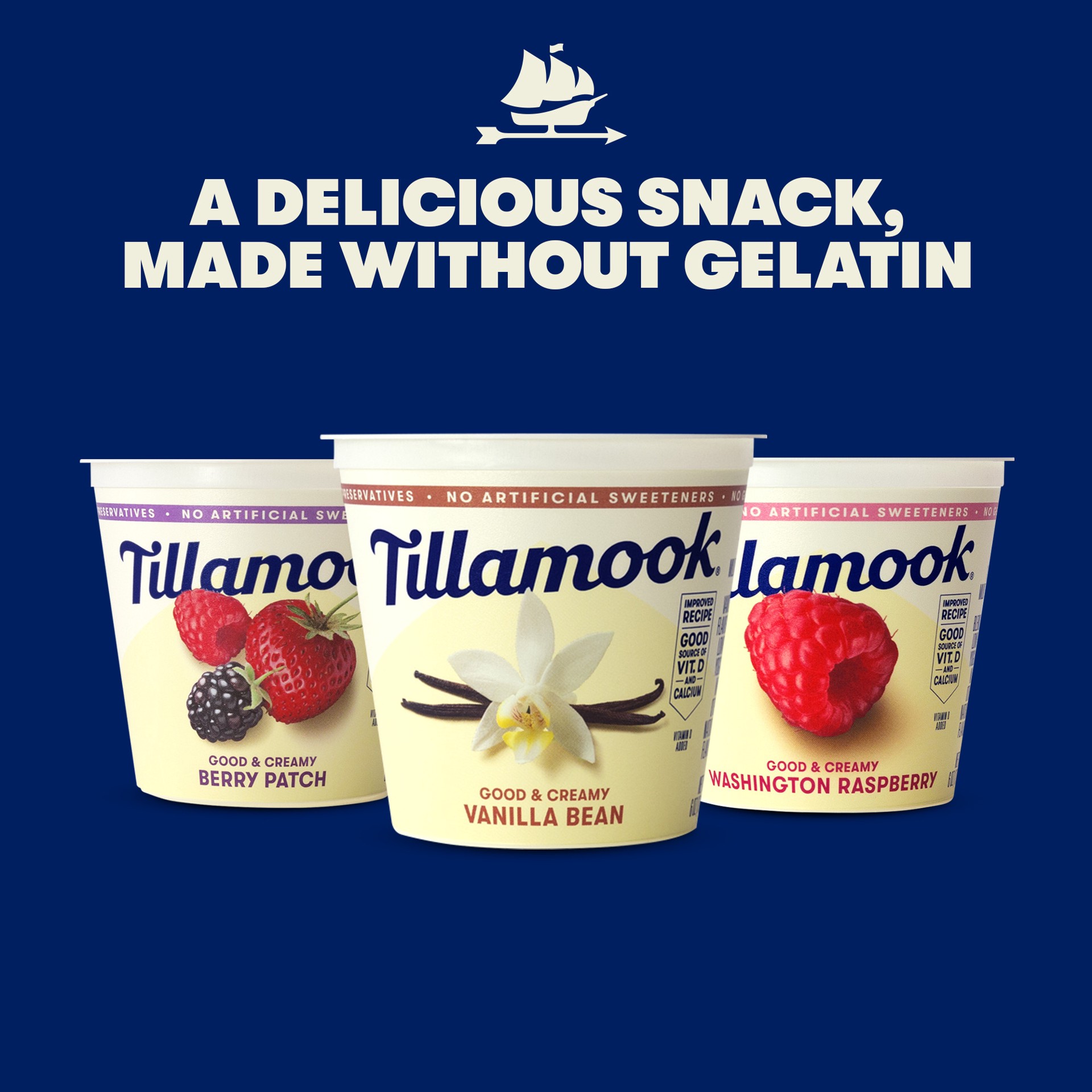 slide 2 of 4, Tillamook Washington Raspberry Low-Fat Yogurt, 6oz, 170 g