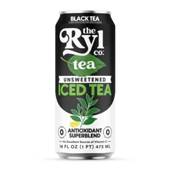 The Ryl Co. Unsweetened Black Tea Iced Tea 16 fl oz