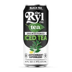 The Ryl Co. Unsweetened Black Tea Iced Tea 16 fl oz