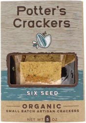 Potter'S Crackers Six Seed Crackers