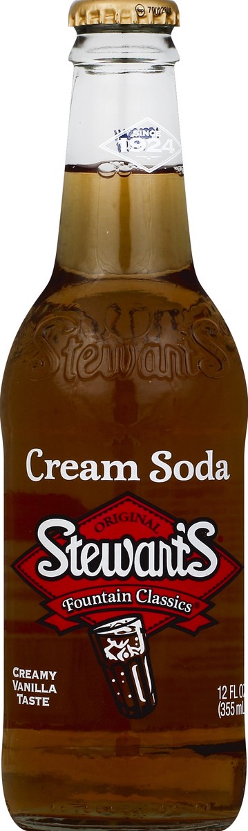 slide 4 of 4, Stewart's Fountain Classics Cream Soda - 12 oz, 12 oz