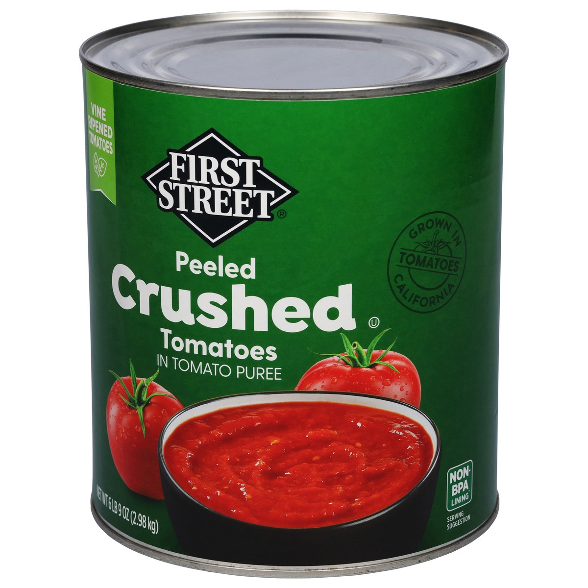 slide 2 of 4, First Street Ground Tomatoes In Puree, 102 oz