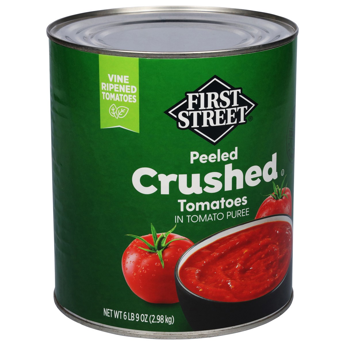 slide 4 of 4, First Street Ground Tomatoes In Puree, 102 oz
