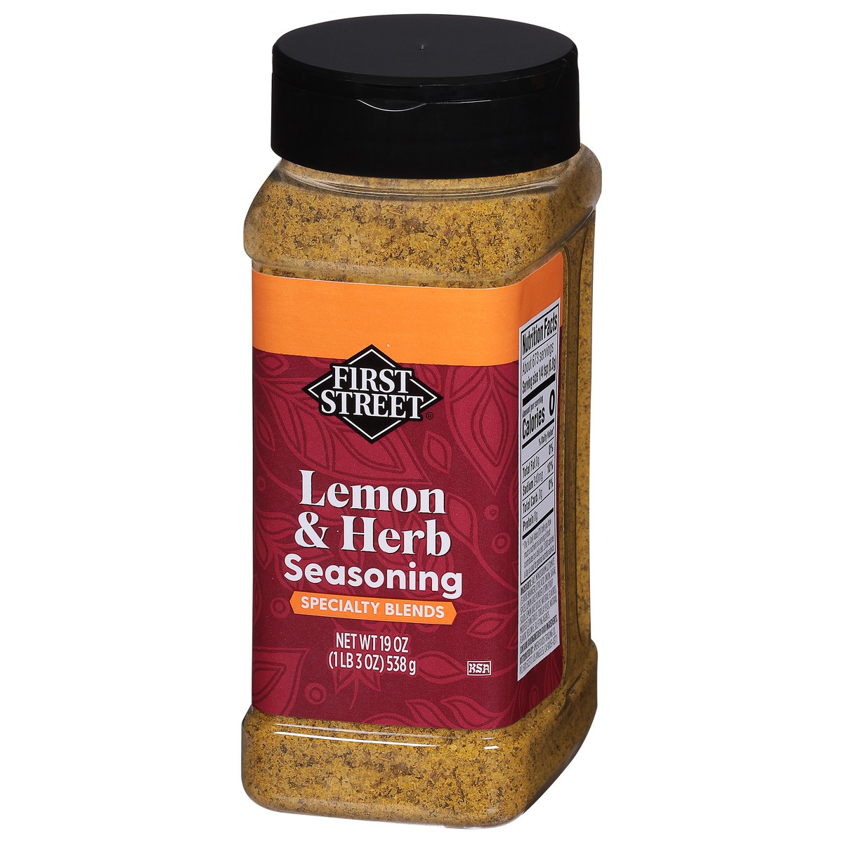 slide 2 of 4, First Street Lemon & Herb Seasoning, 19 oz