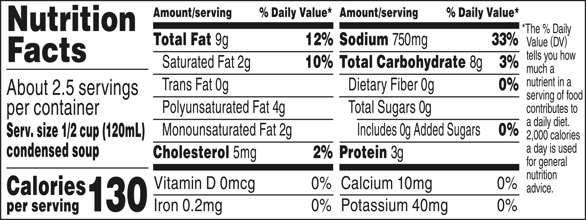 slide 5 of 5, Campbell's Cream of Bacon Condensed Soup, 10.5 oz