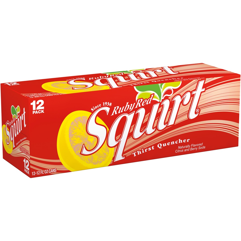slide 2 of 3, Squirt Ruby Red Soda, 12 ct; 12 fl oz