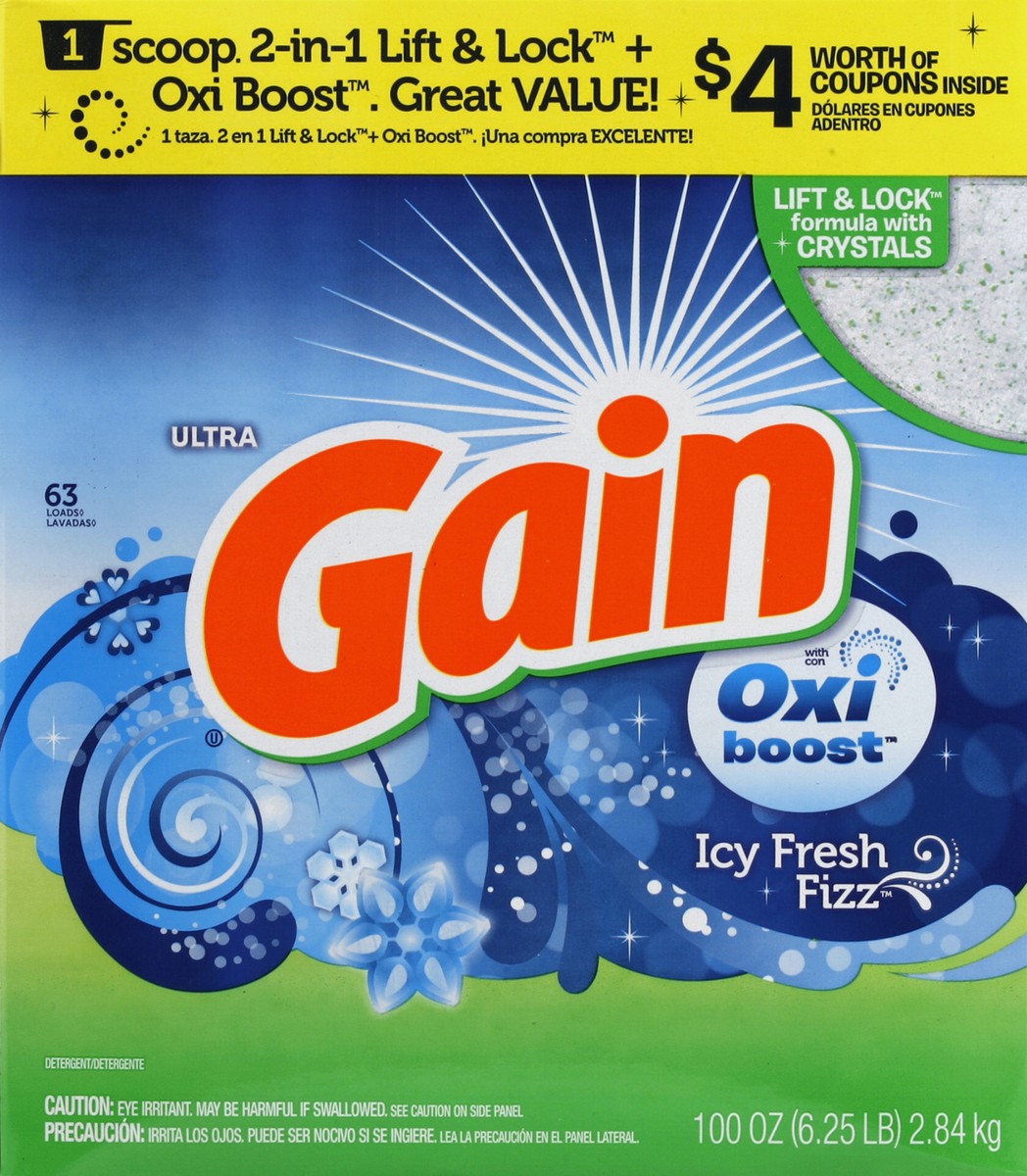 slide 1 of 5, Gain Detergent 100 oz, 100 oz