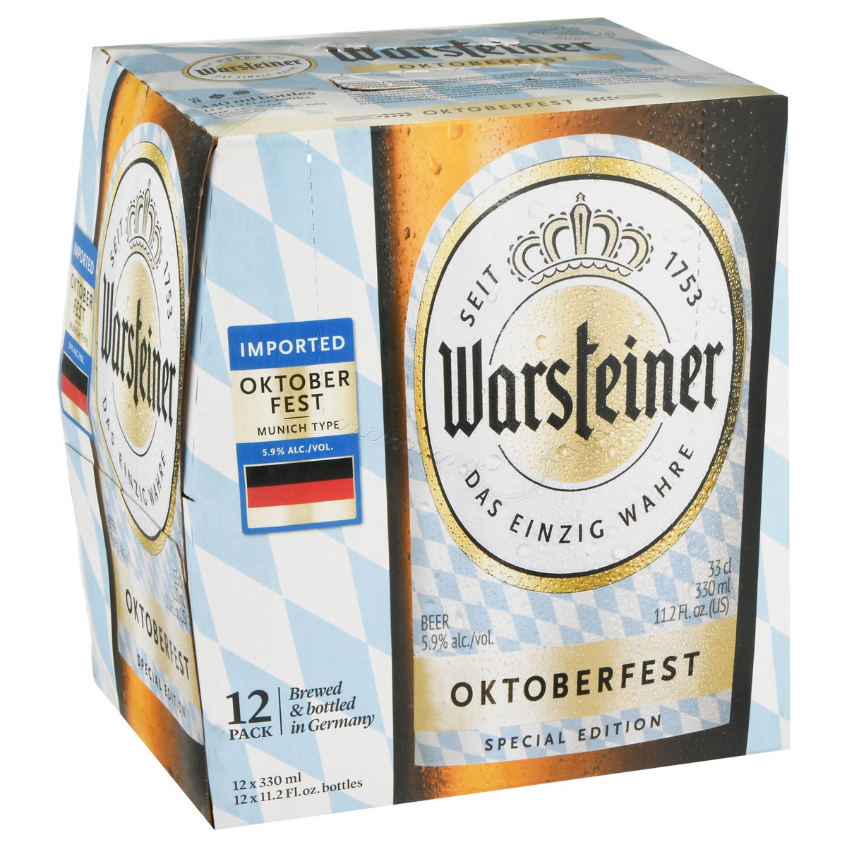 slide 2 of 9, Warsteiner Oktoberfest Beer 12 Pack 12 - 11.2 fl oz, 12 ct; 12 oz