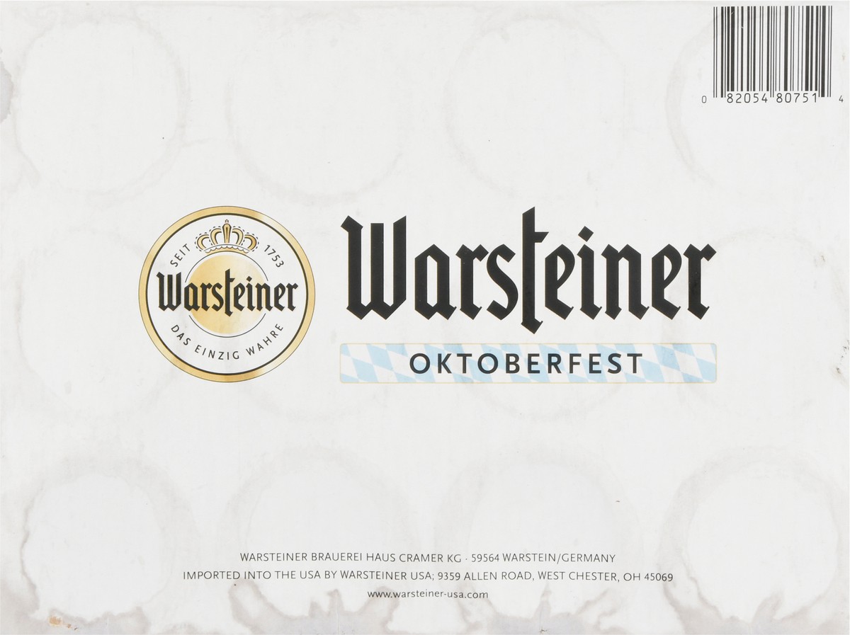 slide 8 of 9, Warsteiner Oktoberfest Beer 12 Pack 12 - 11.2 fl oz, 12 ct; 12 oz