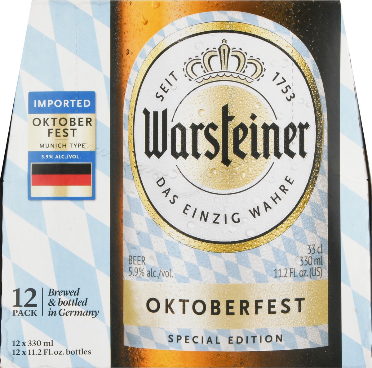 slide 4 of 9, Warsteiner Oktoberfest Beer 12 Pack 12 - 11.2 fl oz, 12 ct; 12 oz