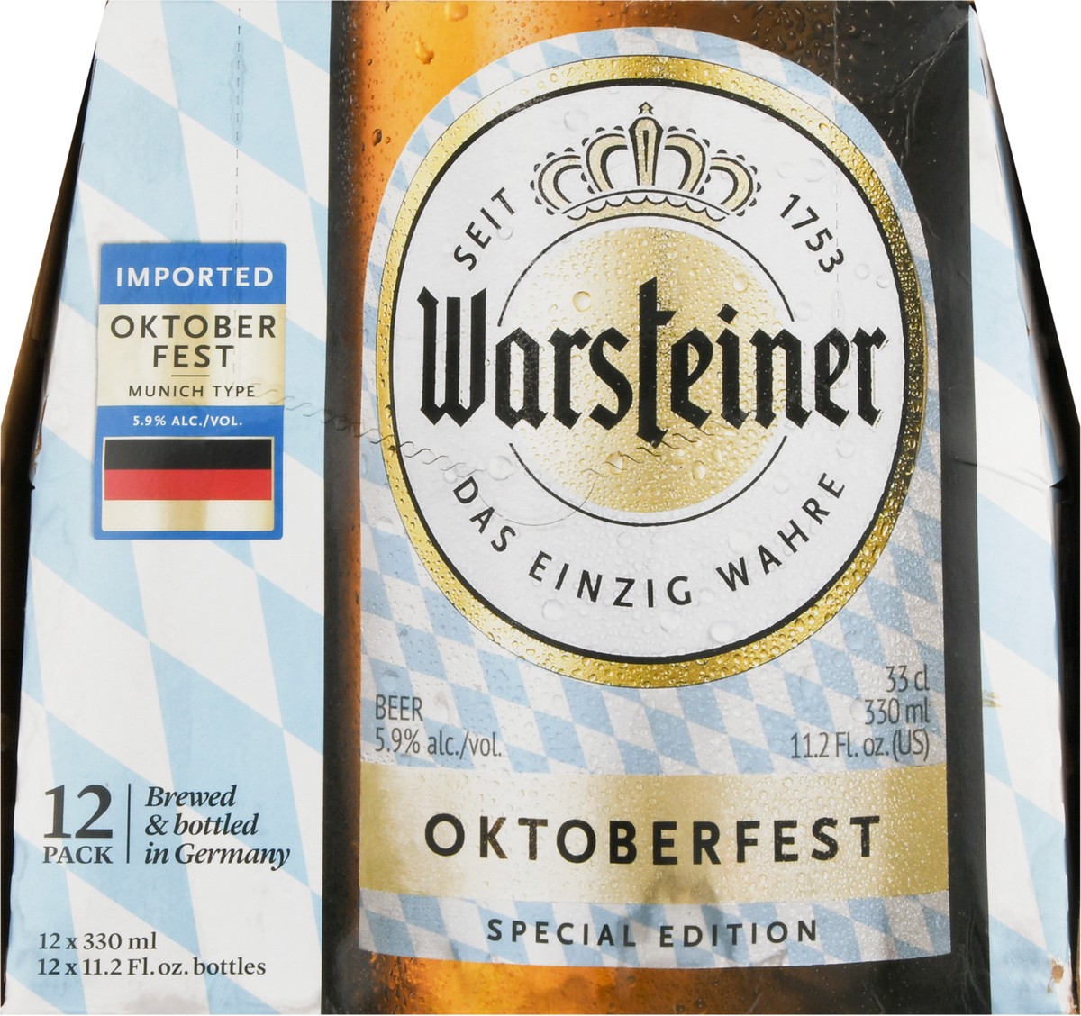 slide 5 of 9, Warsteiner Oktoberfest Beer 12 Pack 12 - 11.2 fl oz, 12 ct; 12 oz