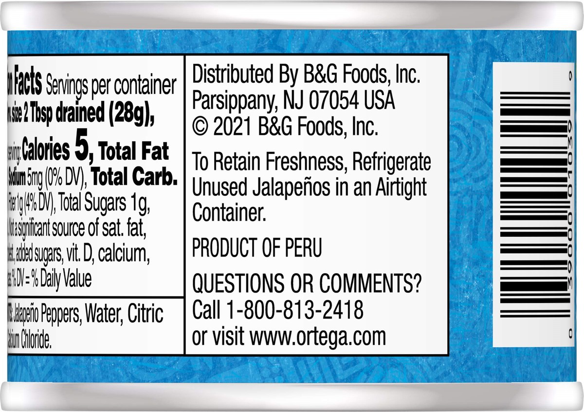 slide 2 of 5, Ortega Diced Jalapenos 4-oz, 