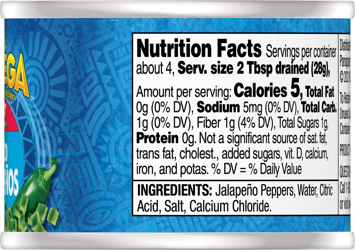 slide 5 of 5, Ortega Diced Jalapenos 4-oz, 