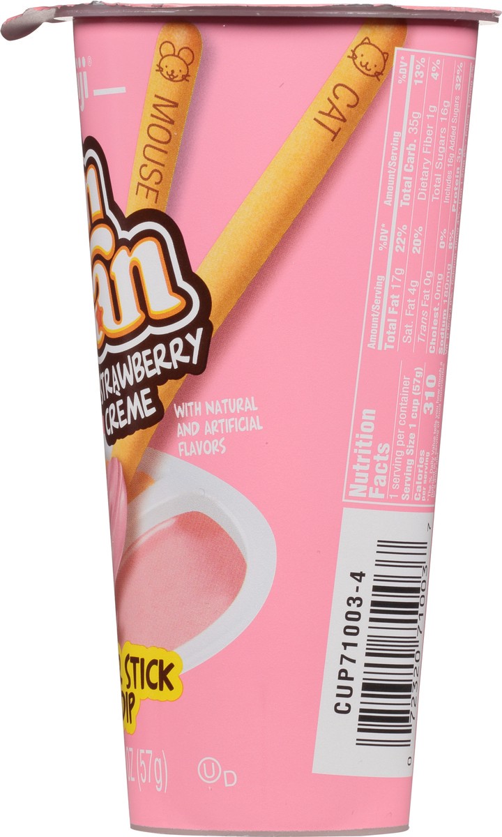 slide 8 of 9, Yan Yan Strawberry Creme Cracker Stick with Dip 2.0 oz, 2 oz