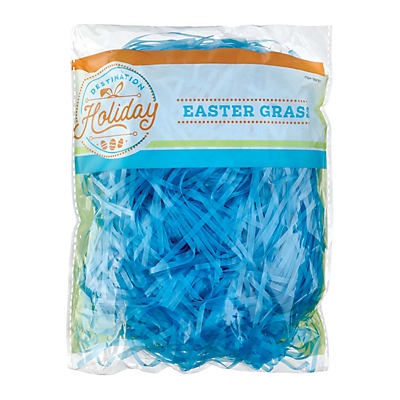 slide 1 of 1, Destination Holiday Blue Easter Grass, 1.5 oz