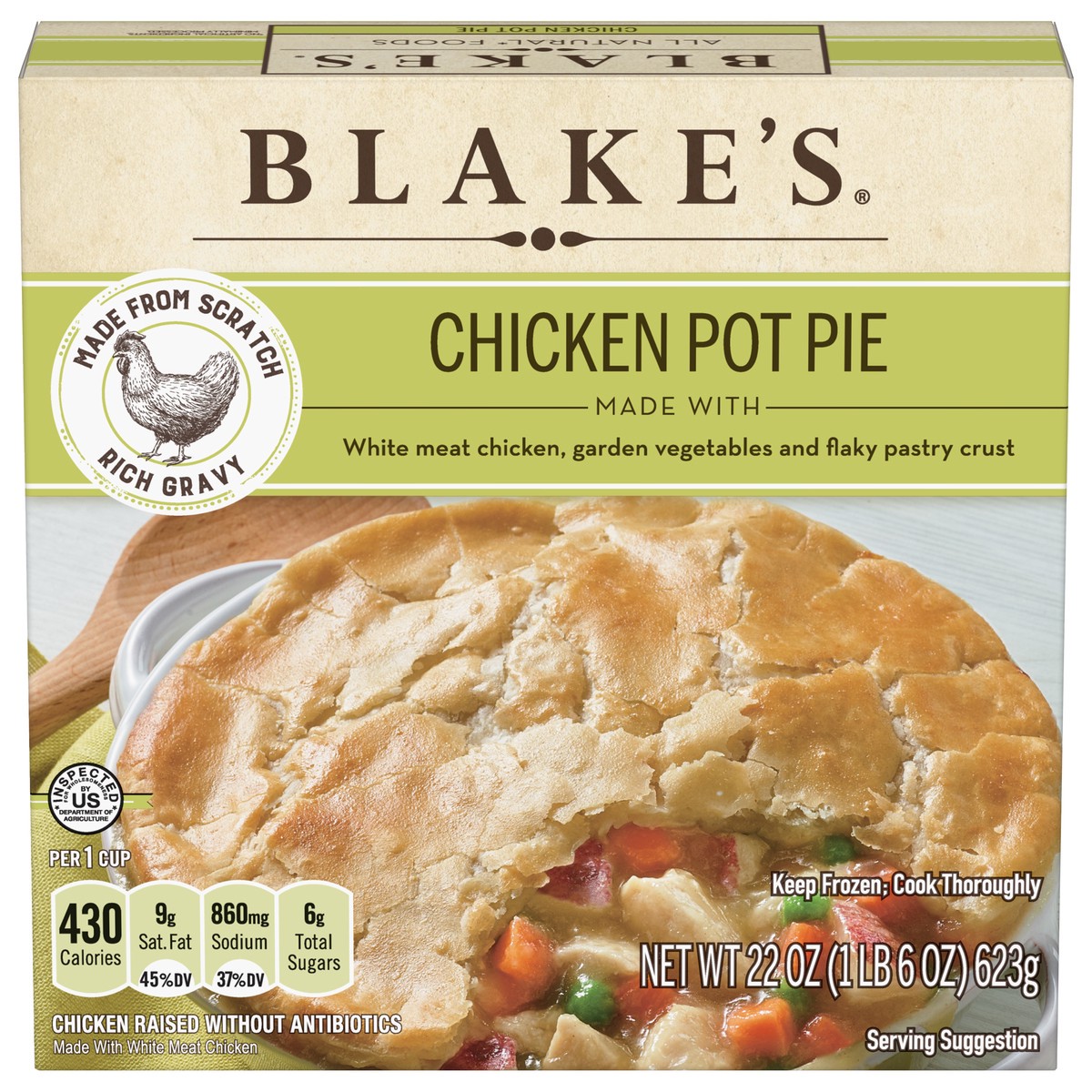 slide 1 of 5, Blake's Chicken Pot Pie 22 oz, 22 oz