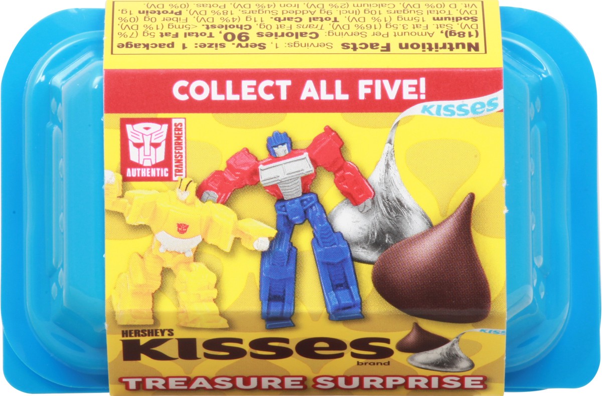 slide 4 of 9, Hershey's KISSES Treasure Surprise Transformers Milk Chocolate Candy, 0.64 oz, Box, 0.64 oz