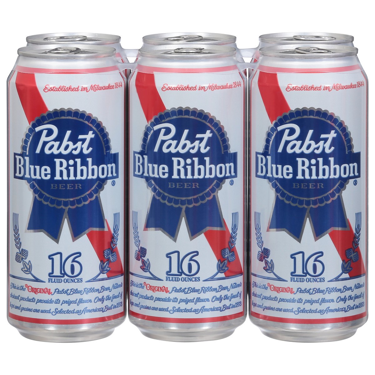 slide 1 of 9, Pabst Beer 6 - 16 fl oz Cans, 4 ct; 16 oz