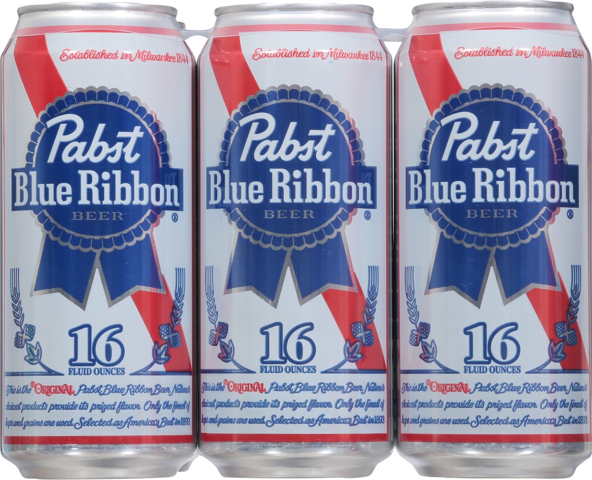 slide 9 of 9, Pabst Beer 6 - 16 fl oz Cans, 4 ct; 16 oz