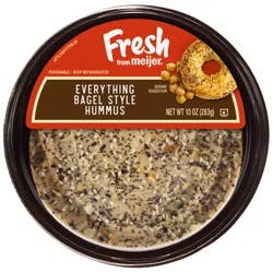 Fresh from Meijer Everything Bagel Style Hummus