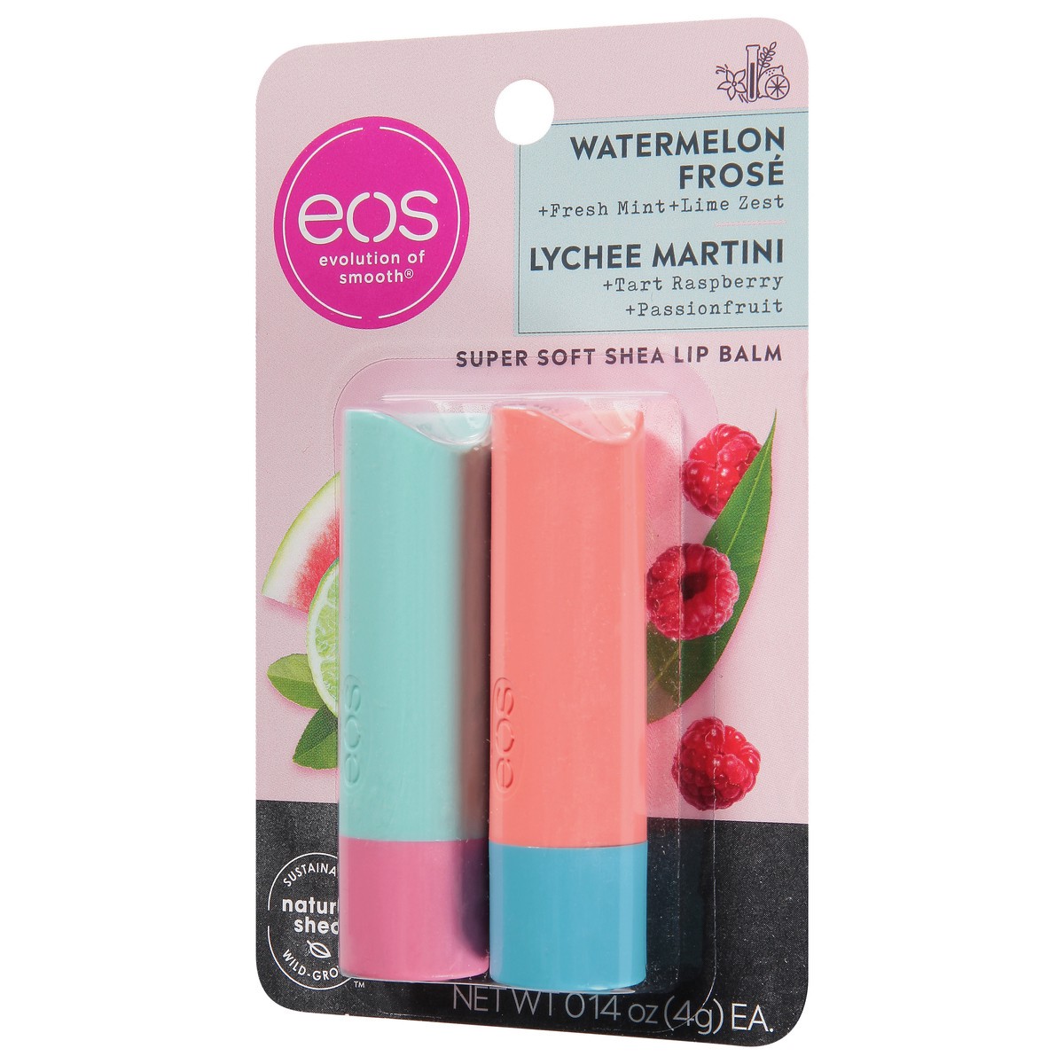 slide 2 of 10, 100% Natural Watermelon Frose And Lychee Martini 2-Pack Stick, 2 ct
