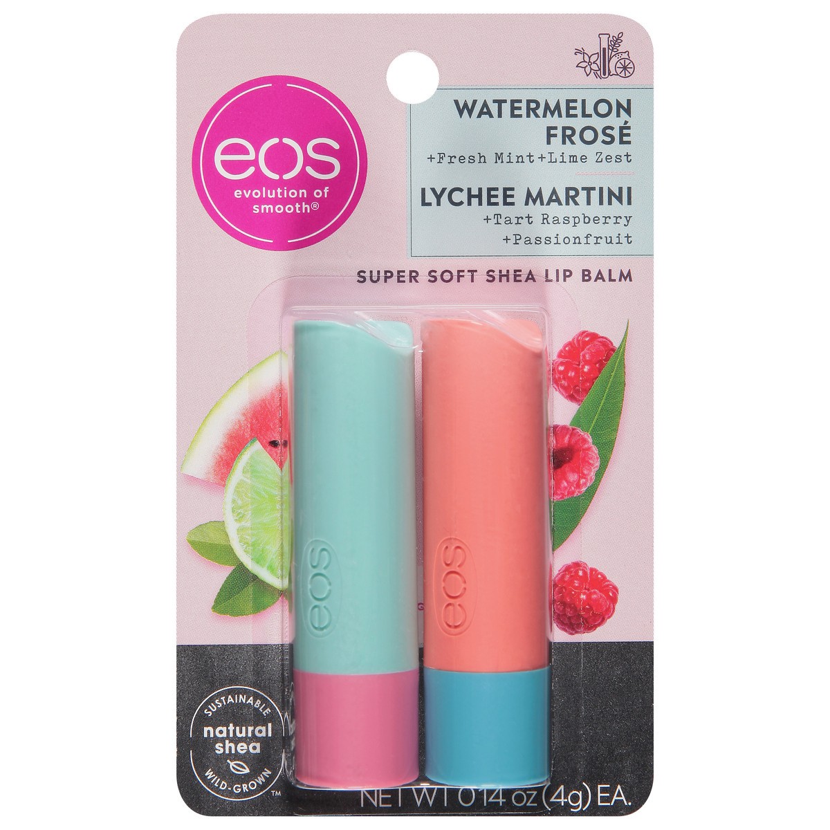 slide 7 of 10, 100% Natural Watermelon Frose And Lychee Martini 2-Pack Stick, 2 ct