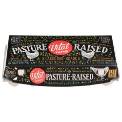Vital Farms Pasture Raised Eggs 18 Ct Carton