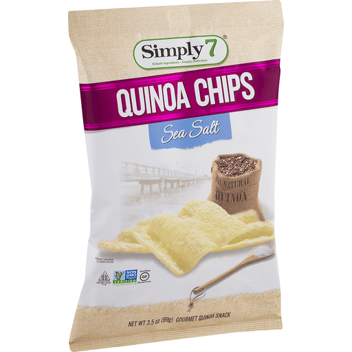 slide 13 of 18, Simply7 Sea Salt Quinoa Chips 3.5 oz, 3.5 oz