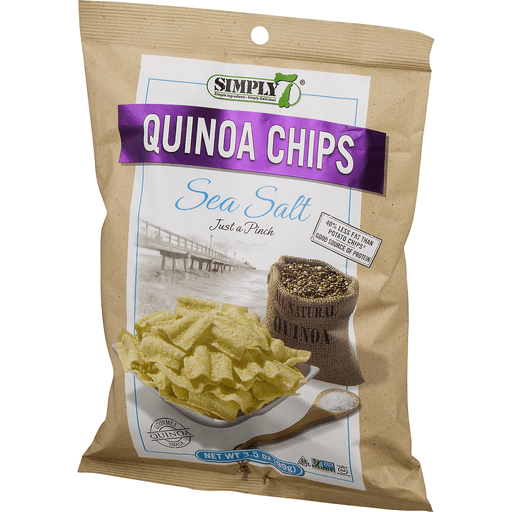 slide 17 of 18, Simply7 Sea Salt Quinoa Chips 3.5 oz, 3.5 oz