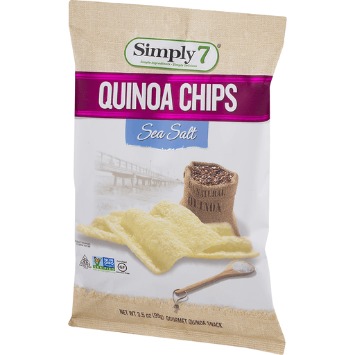 slide 15 of 18, Simply7 Sea Salt Quinoa Chips 3.5 oz, 3.5 oz