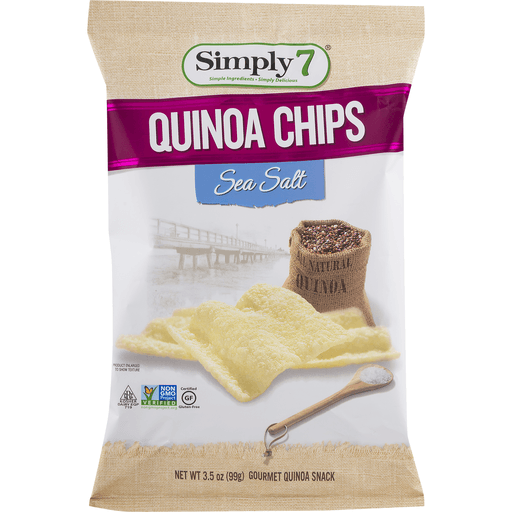 slide 11 of 18, Simply7 Sea Salt Quinoa Chips 3.5 oz, 3.5 oz