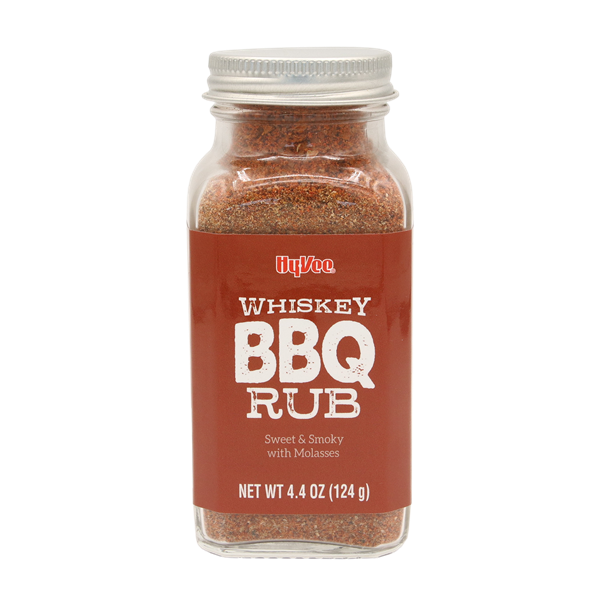 slide 1 of 1, Hy-Vee Whiskey Bbq Rub, 4.4 oz