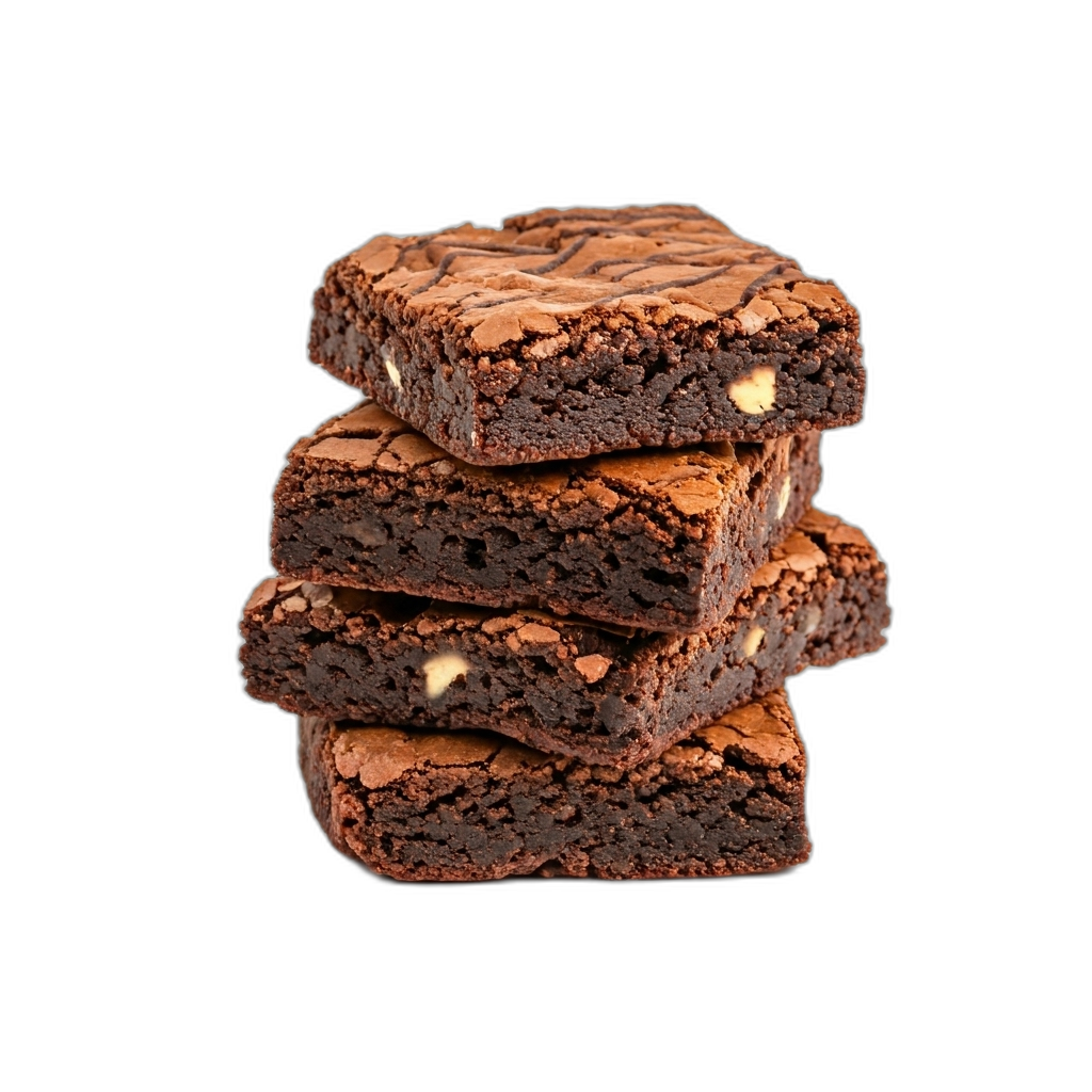 slide 1 of 1, Bakery Brownies Plain Fudge Iced, 4 ct