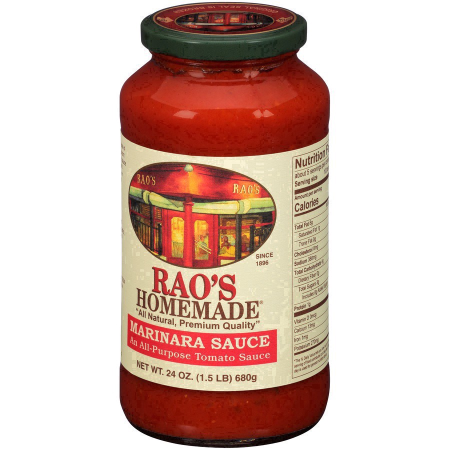 slide 13 of 85, Rao's Homemade Marinara Sauce | 24 oz | All Purpose Tomato Sauce | Pasta Sauce | Carb Conscious, Keto Friendly | All Natural, Premium Quality | With Italian Tomatoes & Olive Oil, 24 oz