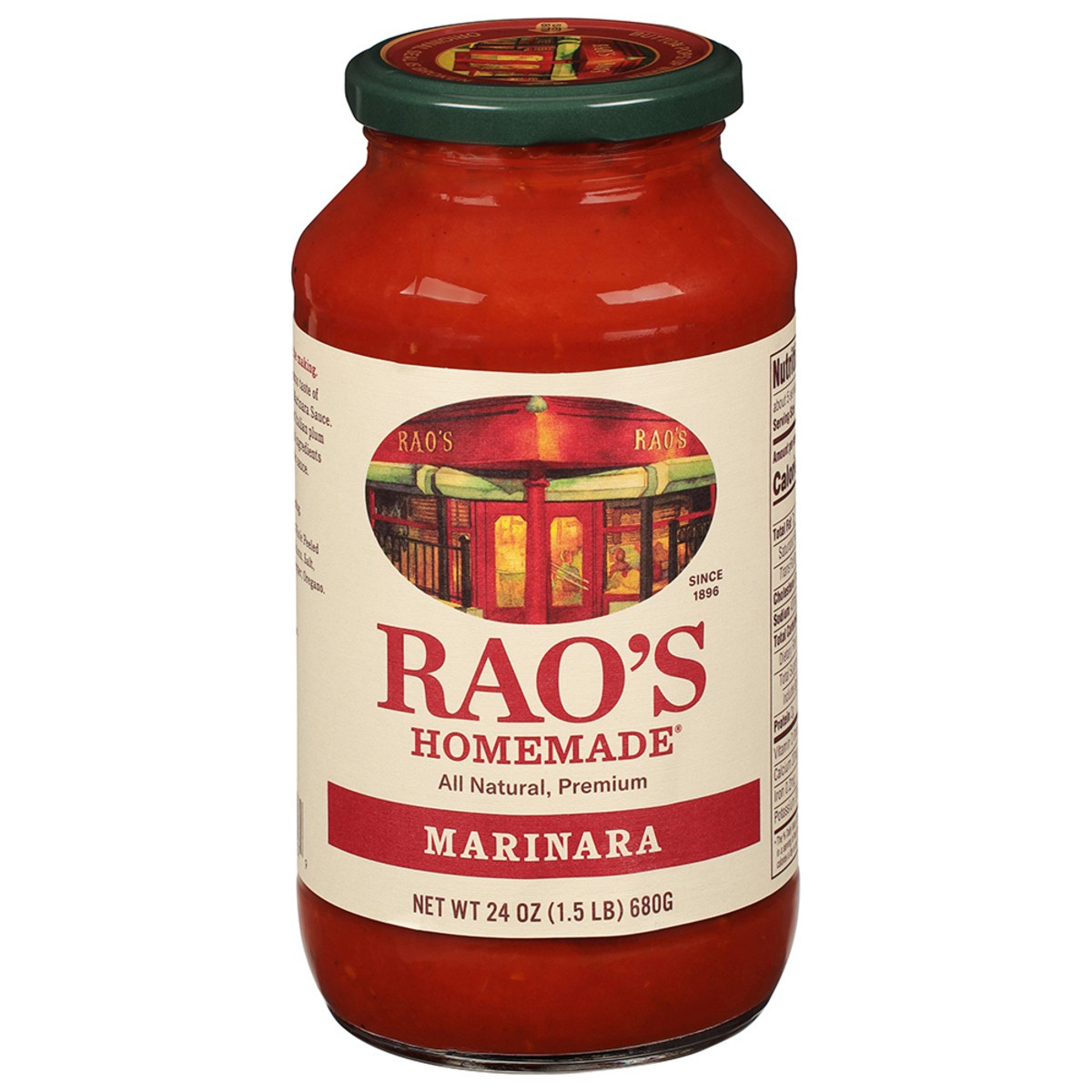 slide 1 of 85, Rao's Homemade Marinara Sauce | 24 oz | All Purpose Tomato Sauce | Pasta Sauce | Carb Conscious, Keto Friendly | All Natural, Premium Quality | With Italian Tomatoes & Olive Oil, 24 oz