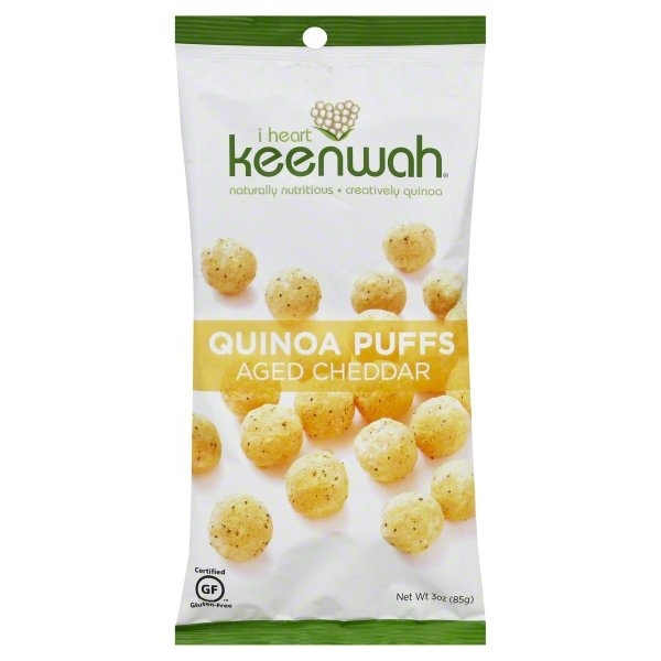 slide 1 of 1, I Heart Keenwah Quinoa Puffs 3 oz, 3 oz