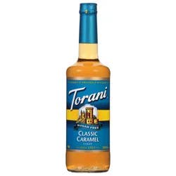 Torani Sugar Free Classic Caramel Syrup 25.4 fl oz