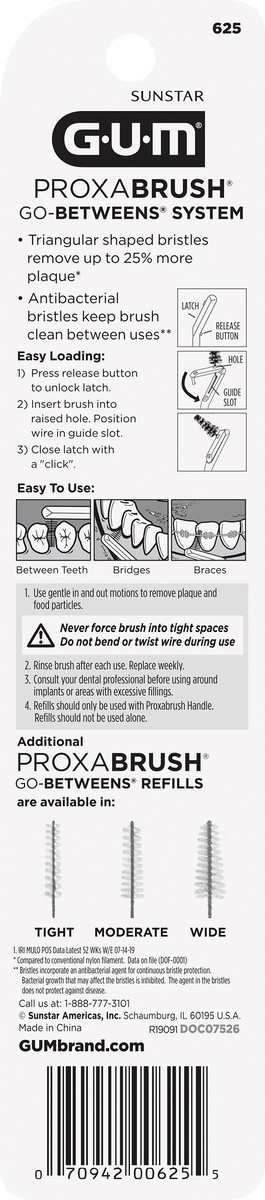 slide 4 of 5, G-U-M ProxaBrush Go-Betweens System 1 ea, 1 ct