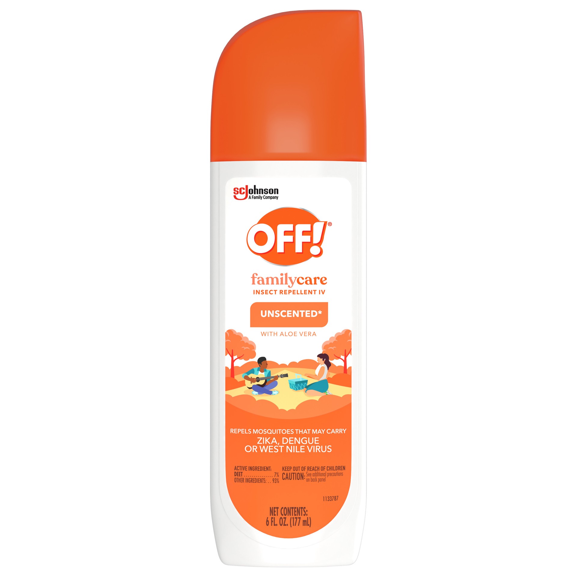 slide 1 of 5, OFF! FamilyCare Mosquito Repellent IV Spritz, Outdoor Bug Spray, 7% DEET, Unscented, 6 oz, 6 fl oz