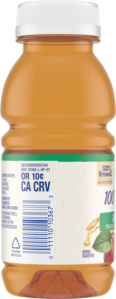 slide 2 of 4, Kroger Apple Juice - 8 oz, 8 oz