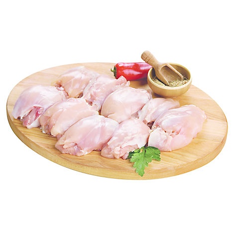 slide 1 of 1, Signature Farms Chicken Thighs Boneless Skinless, per lb