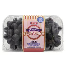 Carnival Red Seedless Fruit Punch Grapes 16 oz