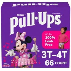 Pull-Ups Girls Training Pants 3T-4T 66Ct