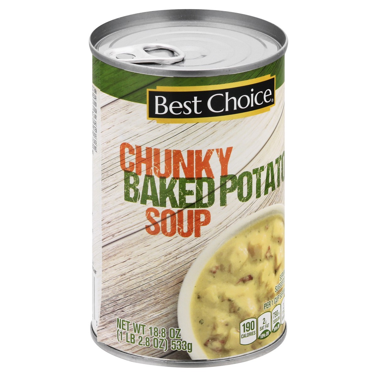 slide 10 of 10, Best Choice Chunky Baked Potato Soup, 18.8 oz