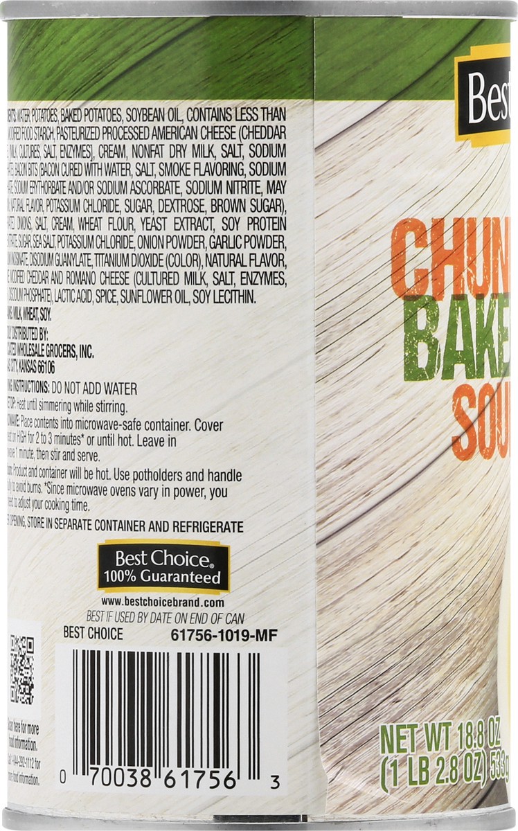 slide 2 of 10, Best Choice Chunky Baked Potato Soup, 18.8 oz