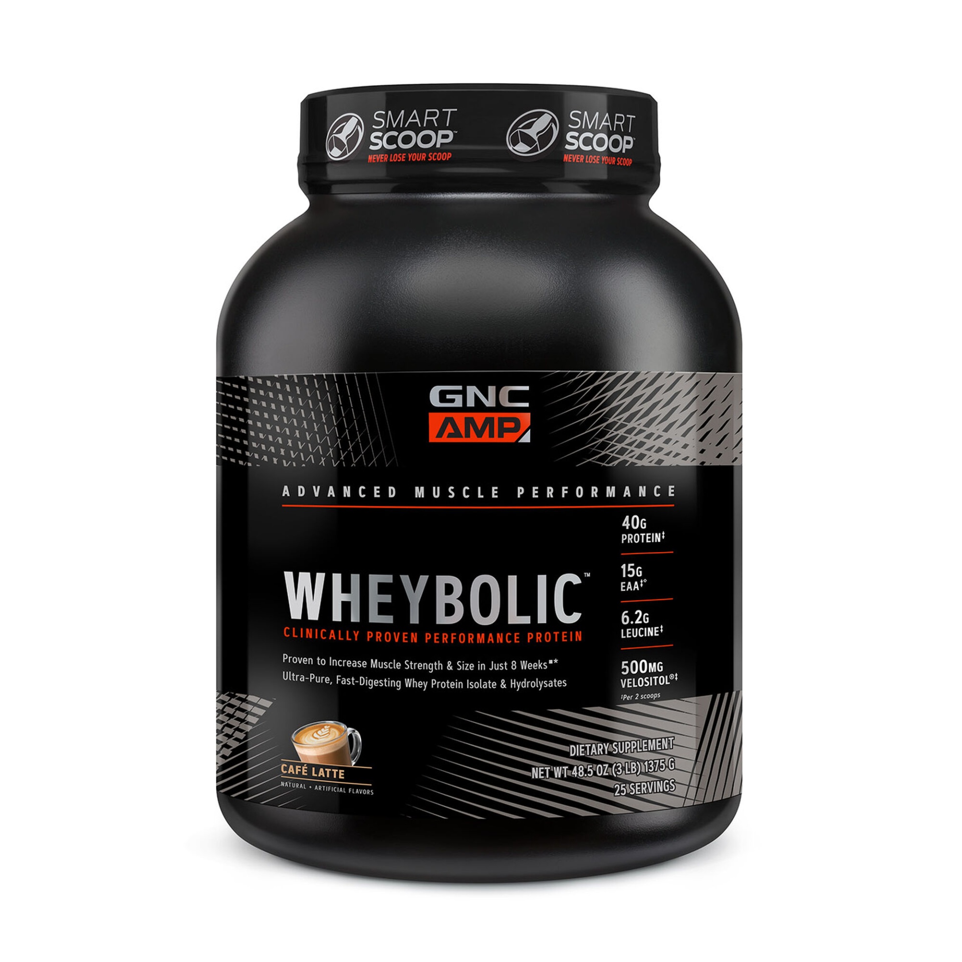 slide 1 of 1, GNC AMP Wheybolic - Caf Latte, 1 ct