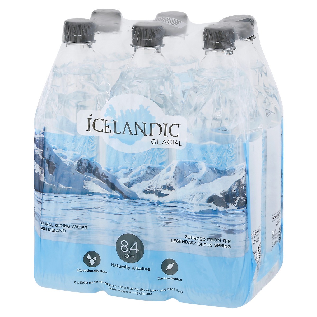 slide 2 of 10, Icelandic Glacial Naturally Alkaline Spring Water - 6 ct; 1 liter, 6 ct; 1 liter