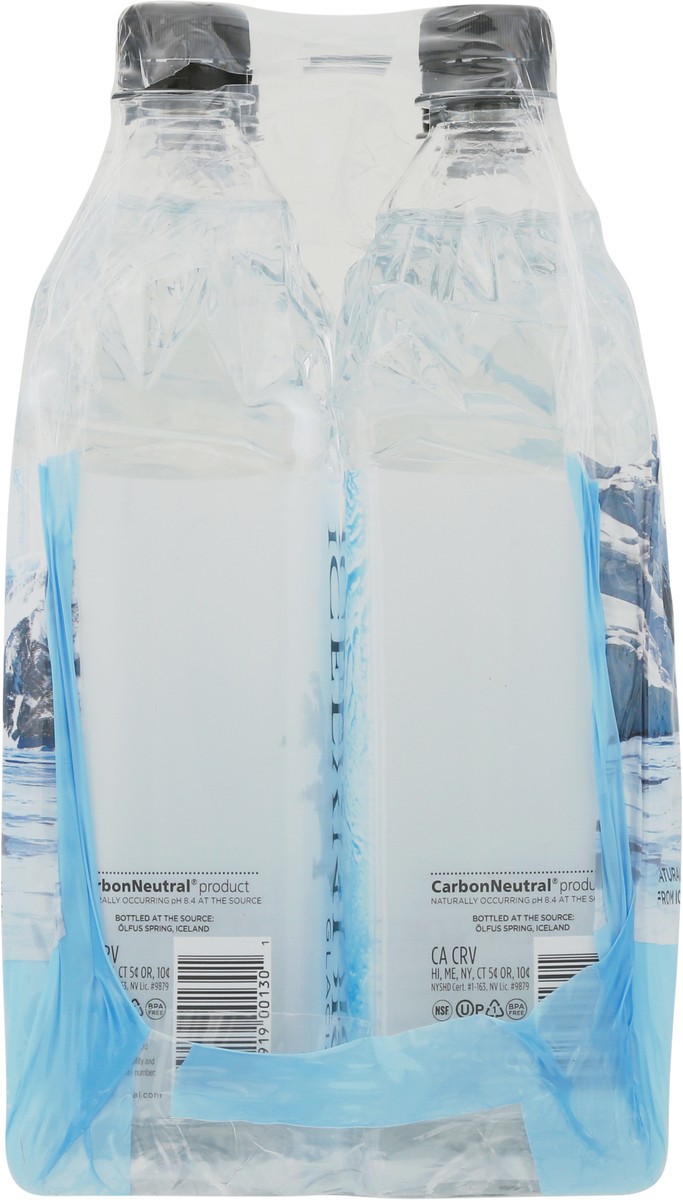 slide 9 of 10, Icelandic Glacial Naturally Alkaline Spring Water - 6 ct; 1 liter, 6 ct; 1 liter